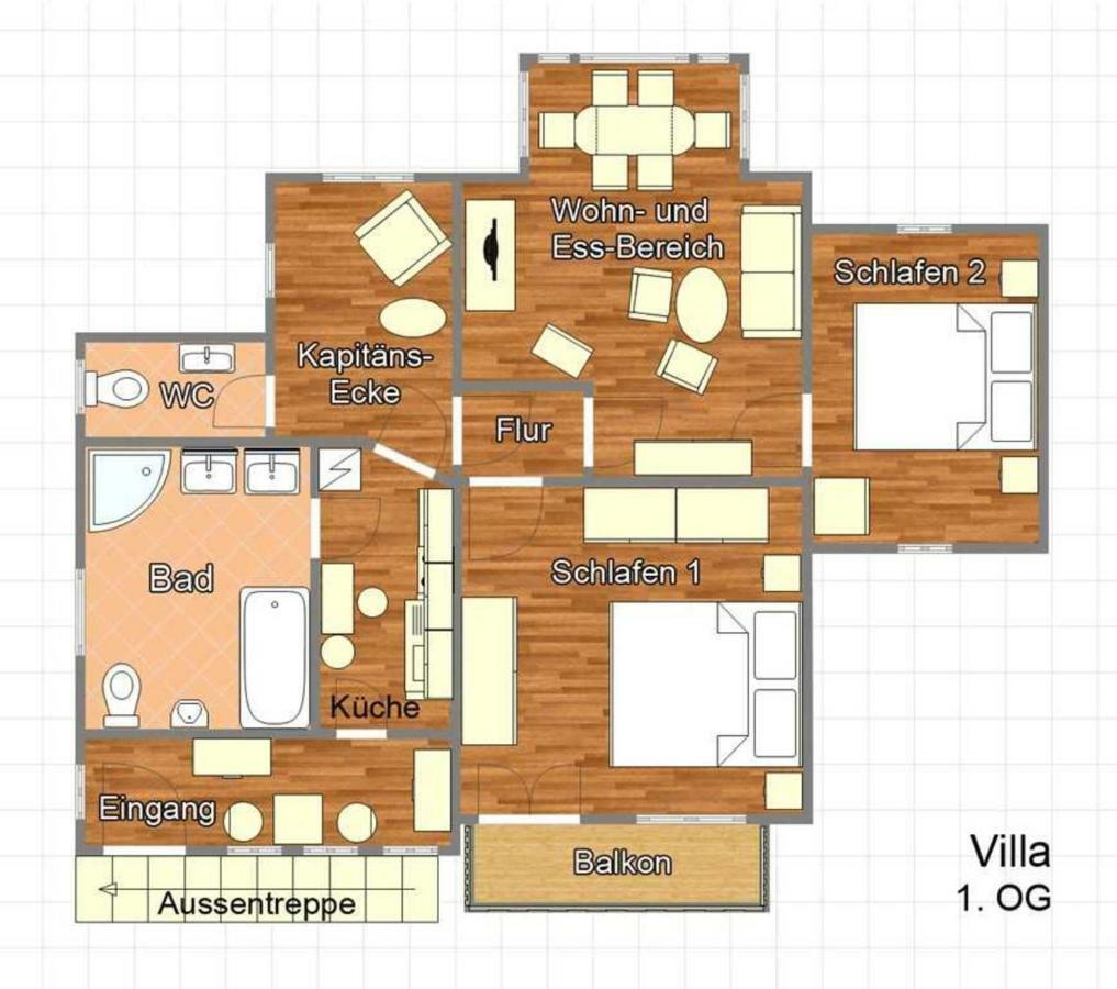 Strandvilla Rheingold - Ferienwohnung Da Vinci Goehren  Zewnętrze zdjęcie